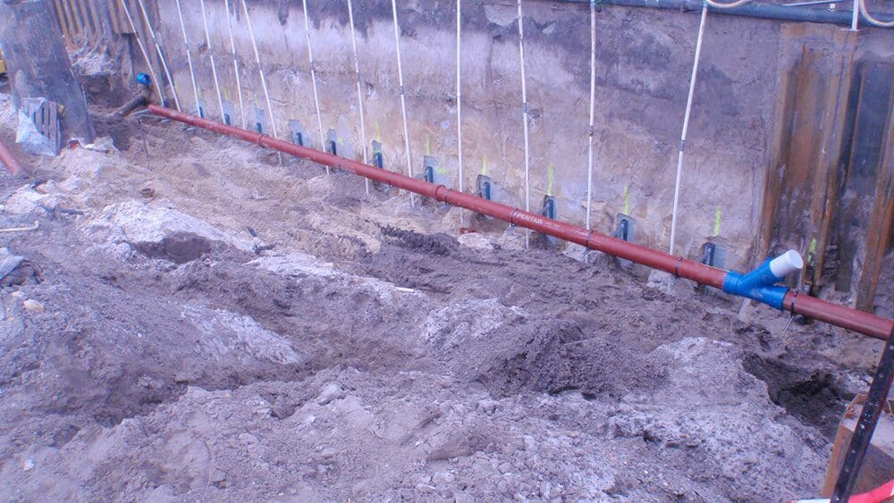 Sewer Division through Basement